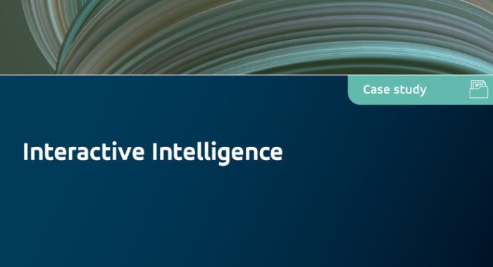 Interactive Intelligence