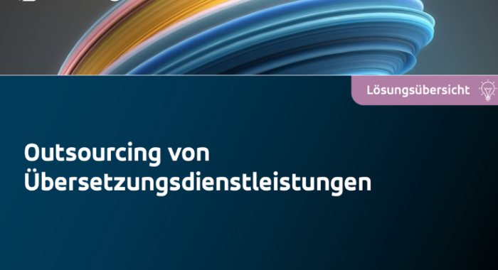 Outsourcing von Übersetzungsservices