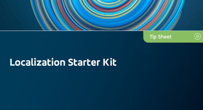 Localization starter kit for high-growth companies