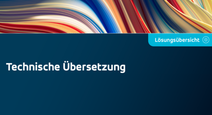 Technische Übersetzung